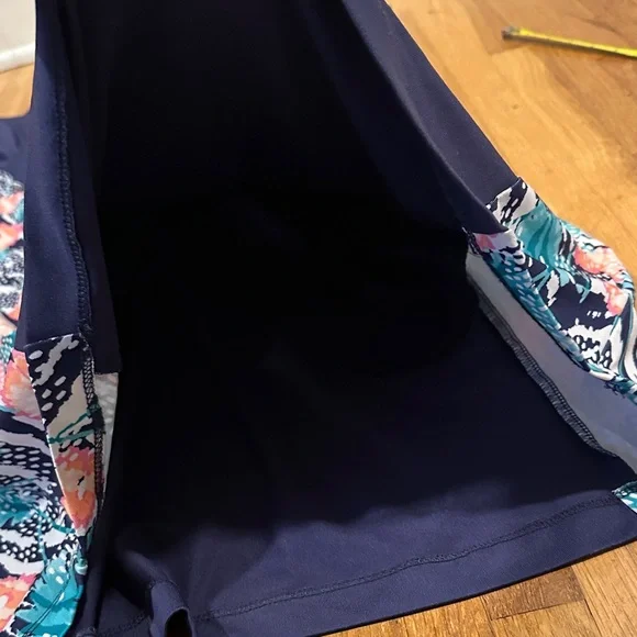 Pebble Beach | Women’s Navy and Floral Print Dress - Picture 13 of 16